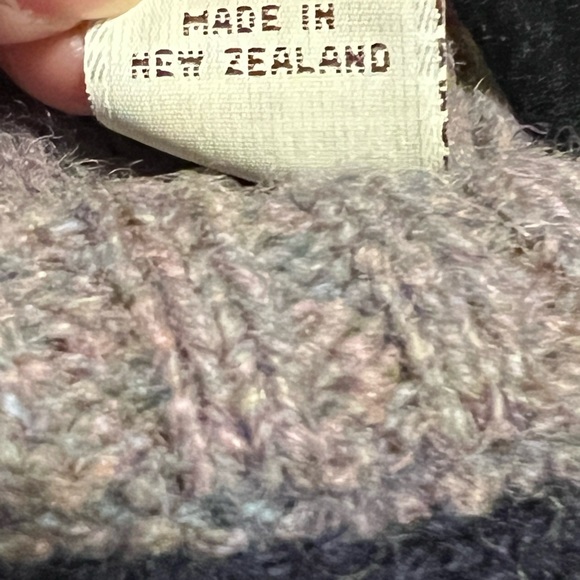 L Vintage 100% Wool Argyle Knit Shetland Sweater Vest Lord Jeff New Zealand - Picture 4 of 10